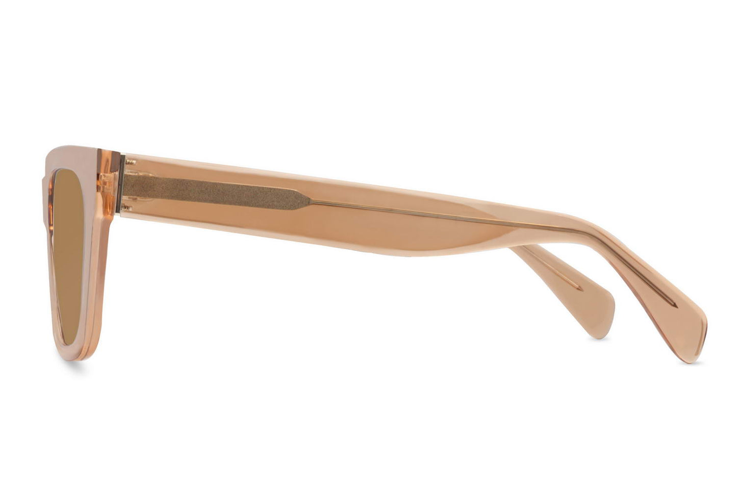 Braune Wayfarer Sonnenbrille