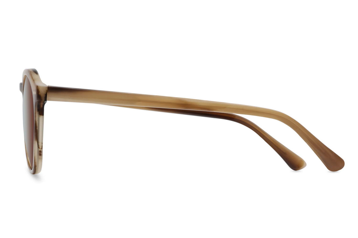 Sonnenbrille mit Leopardenmuster und runden Gläsern