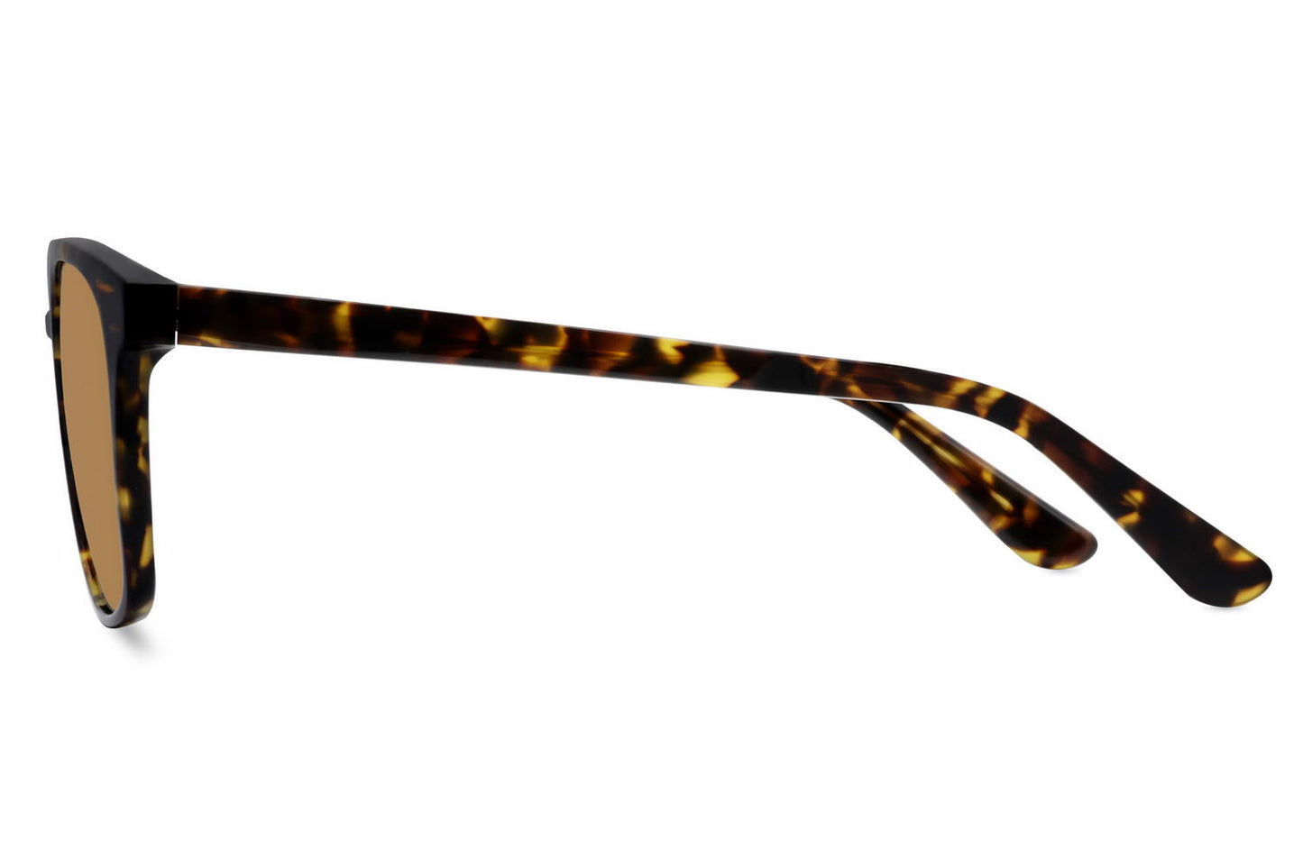 Braune quadratische Sonnenbrille