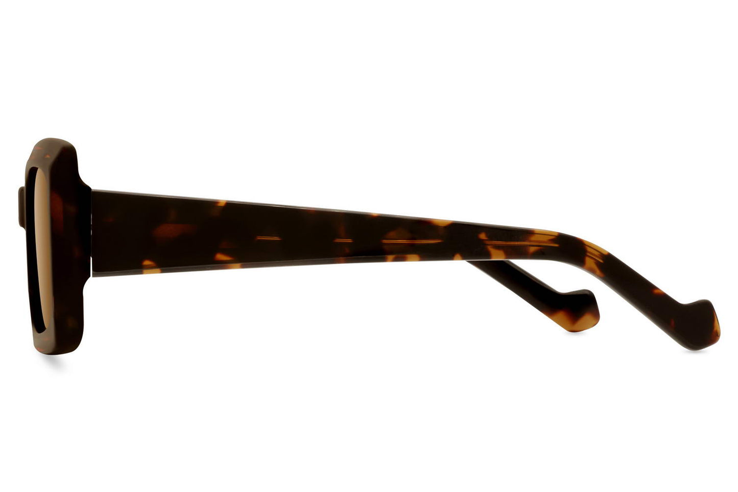 Brown Rectangle Sunglass