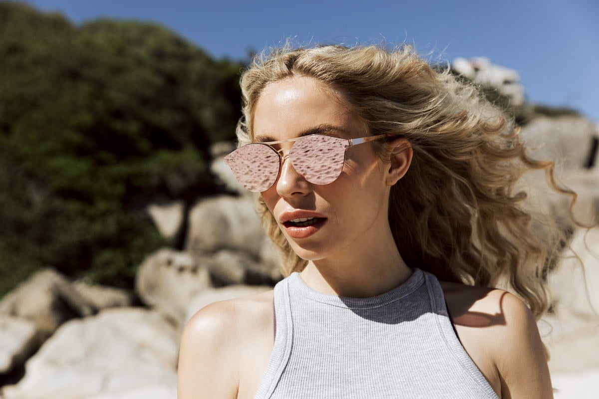 Pink Mirrored Sunglass