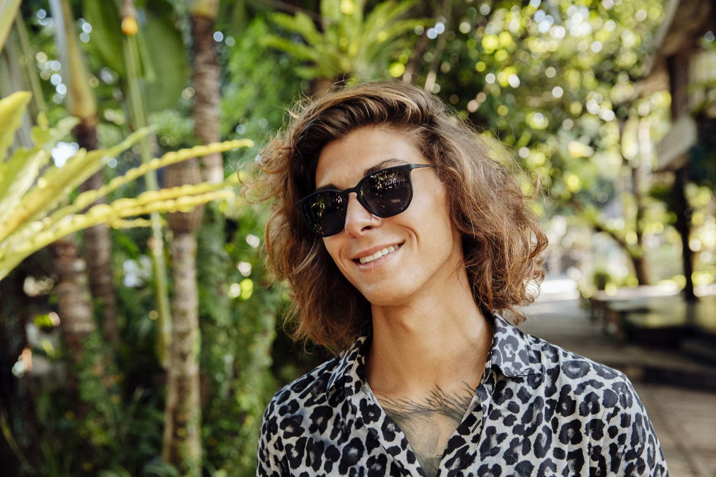 Black Round Sunglass
