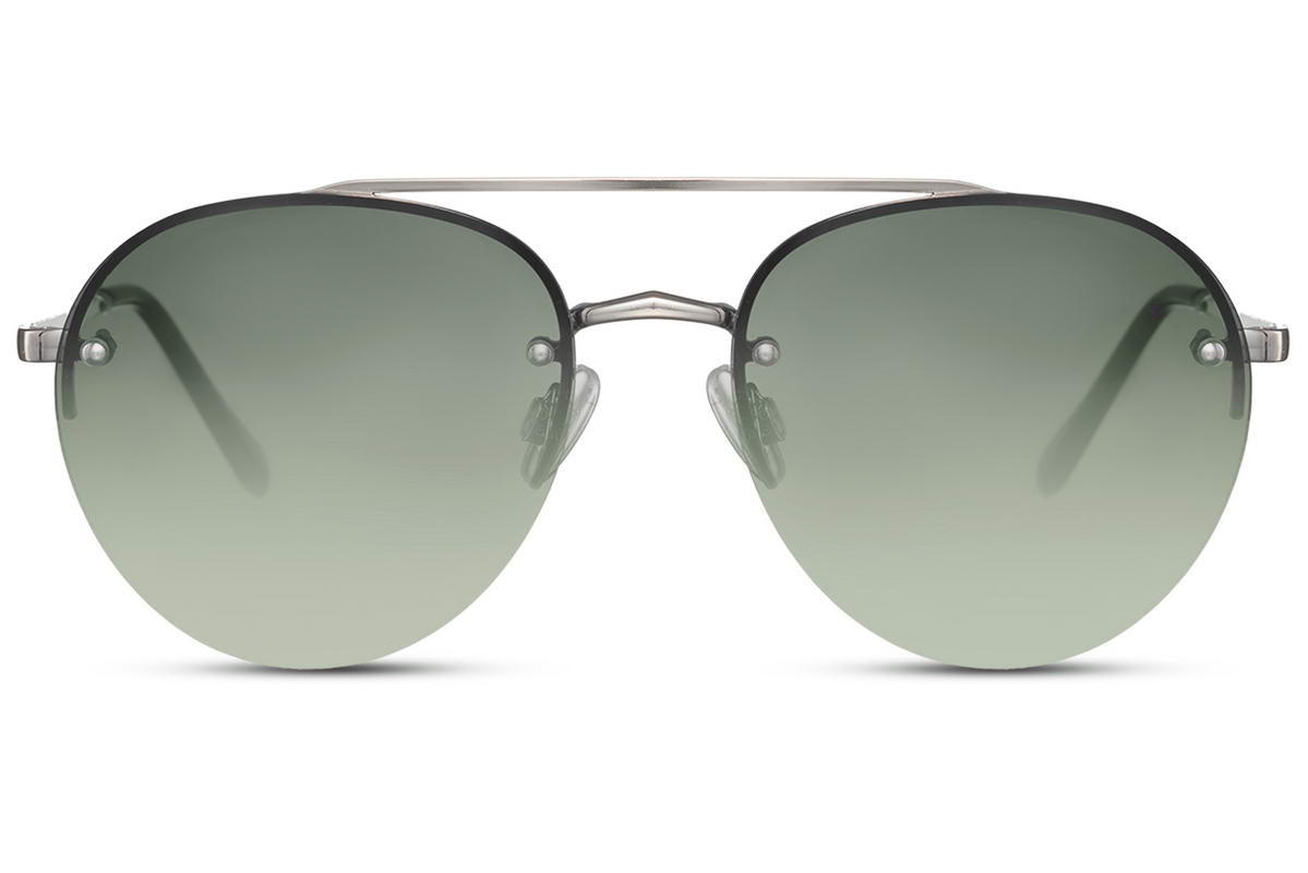 Gafas de sol de aviador verdes