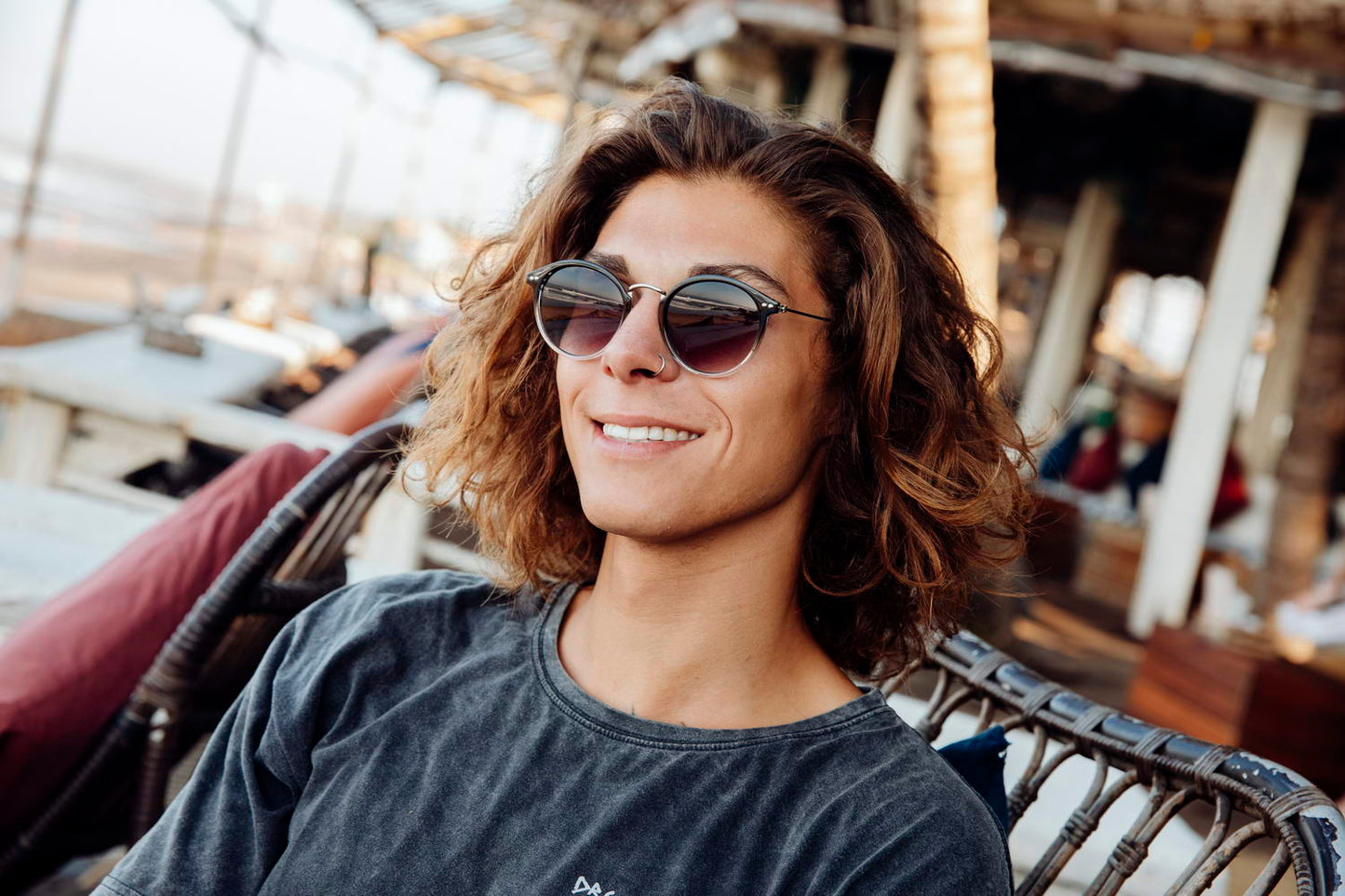 Smokey Round Sunglass