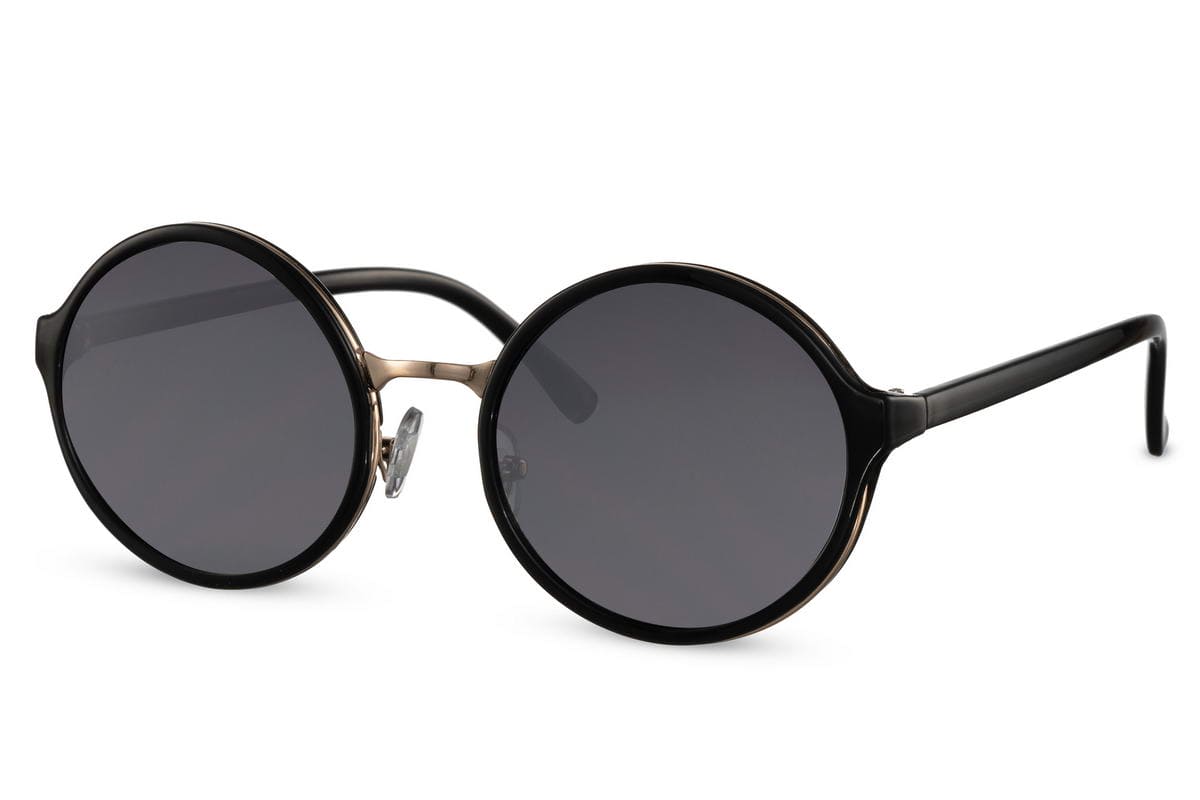 Black Round Sunglass