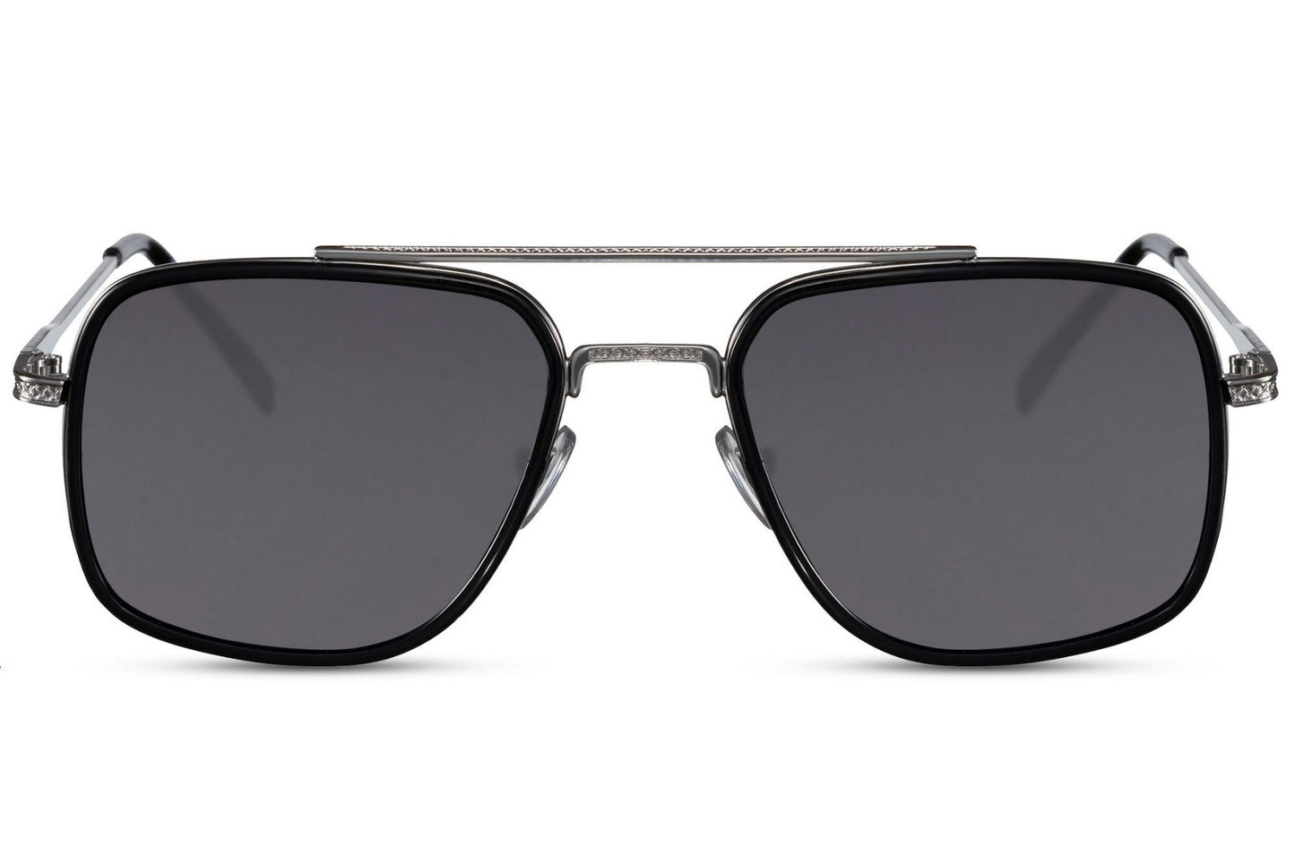 Schwarze quadratische Sonnenbrille