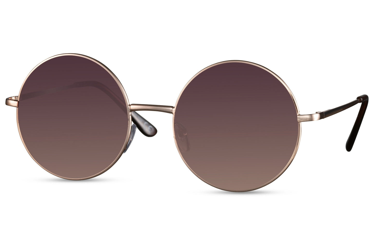 Brown Round Sunglasses