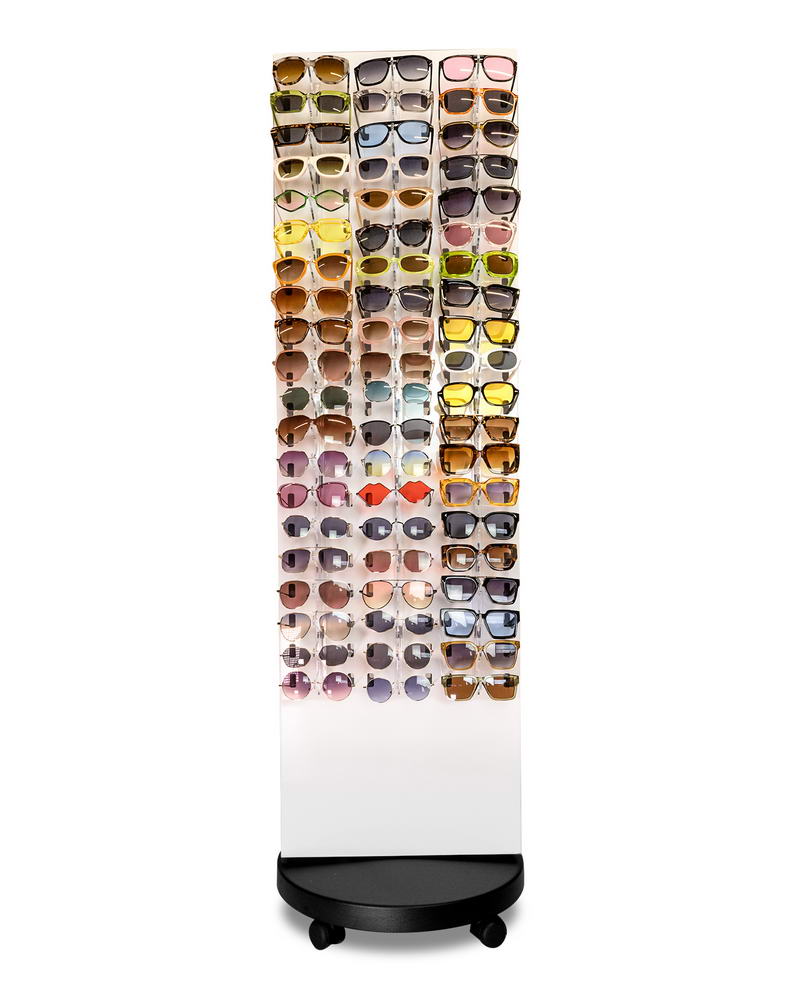 Large White Display for 120 Sunglasses