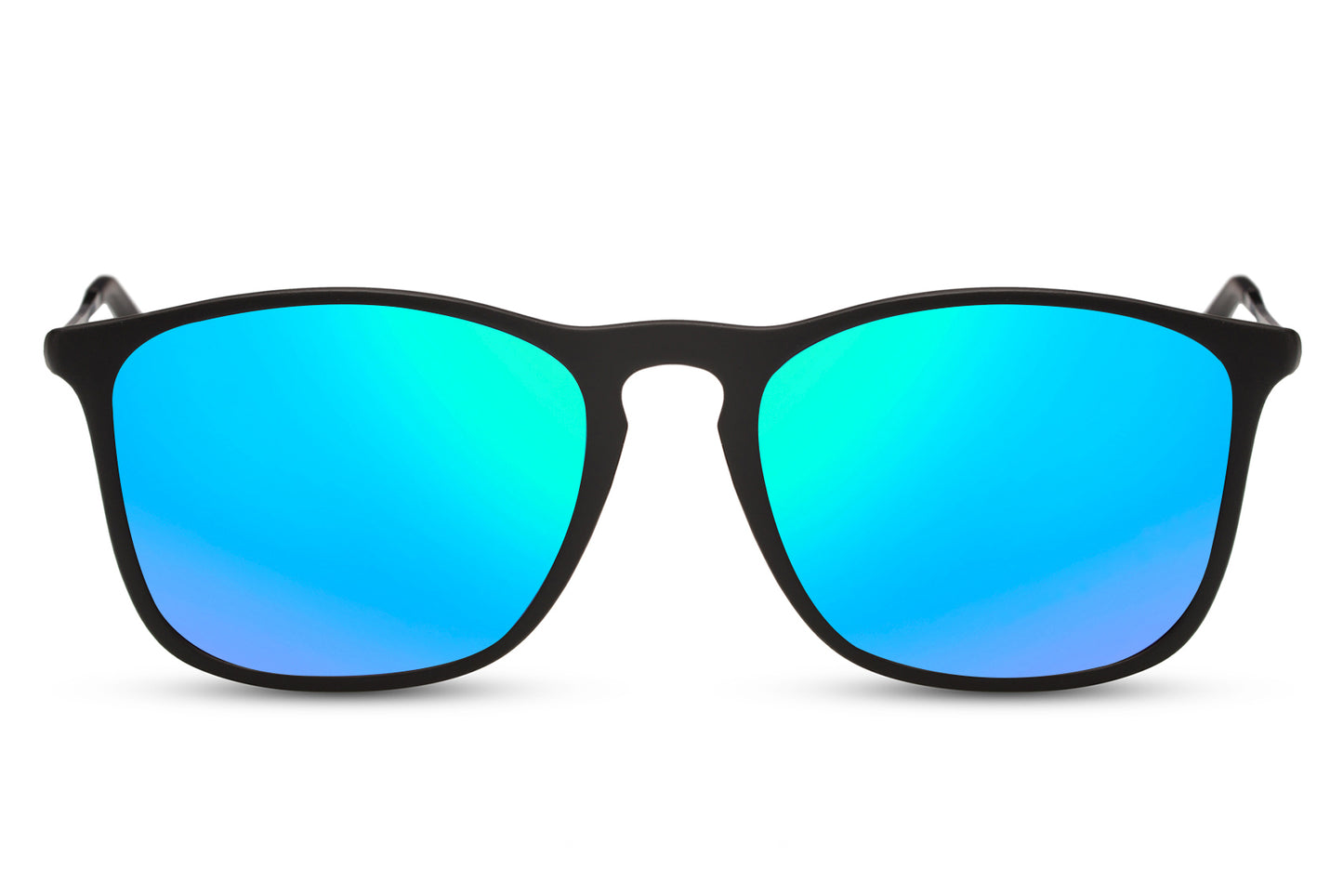 Blue Mirrored Sunglasses