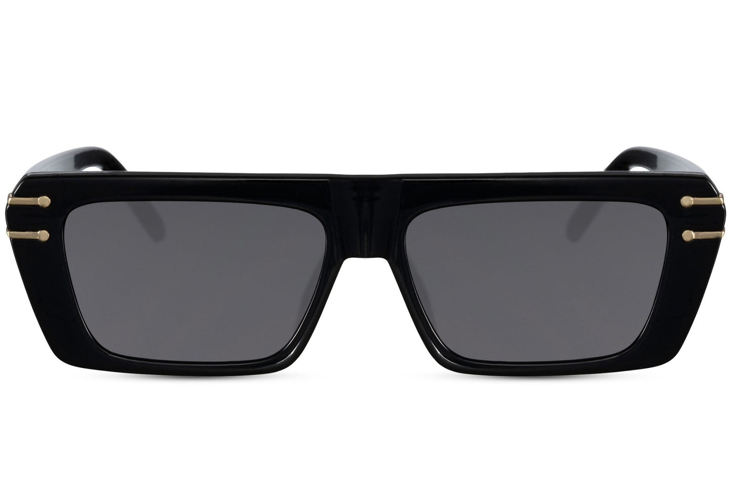 Black Rectangle Sunglasses visor-style