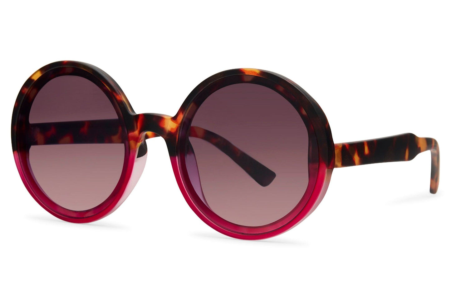 Round Oversized Tinted Sunglasses