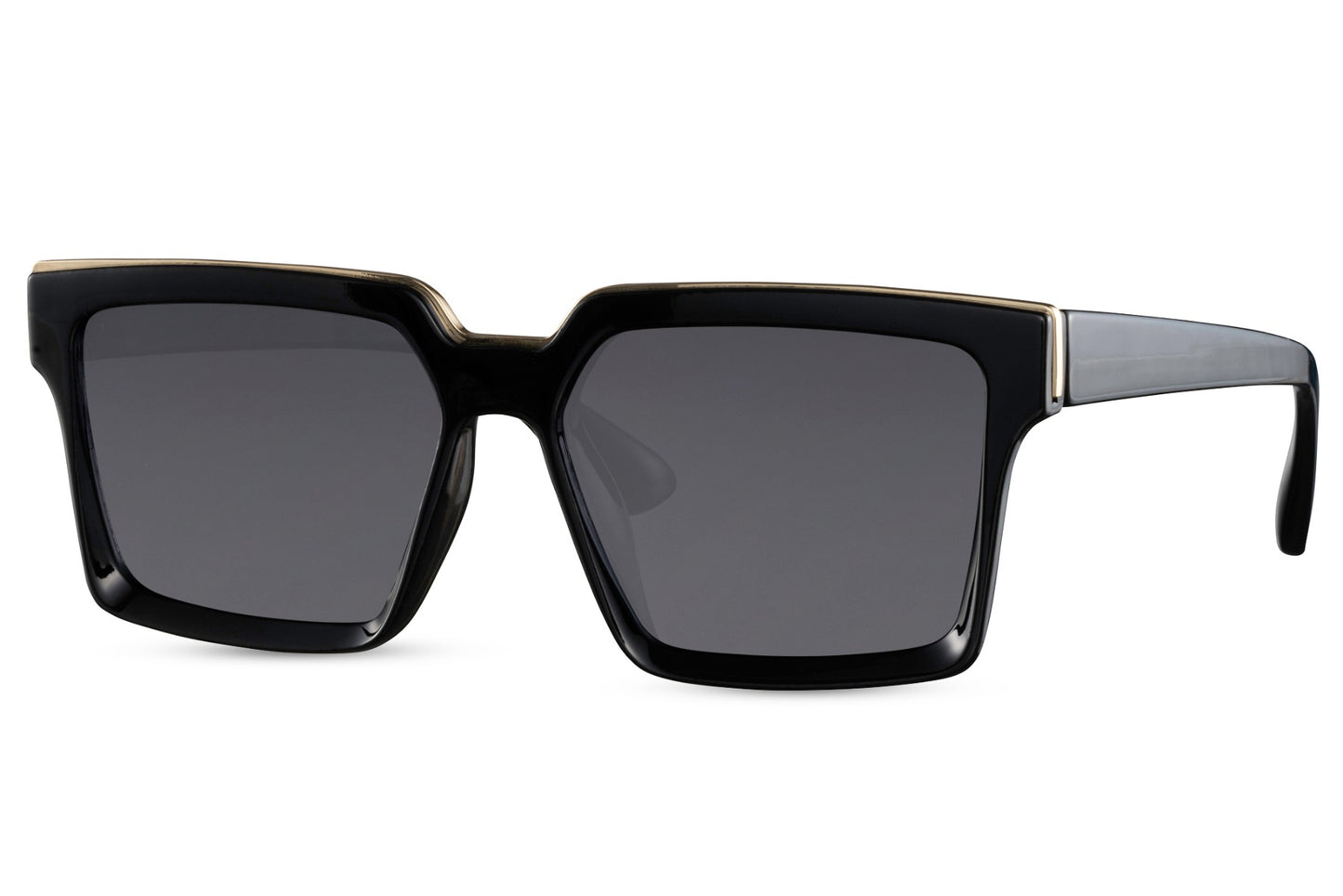 Black Rectangle Sunglasses
