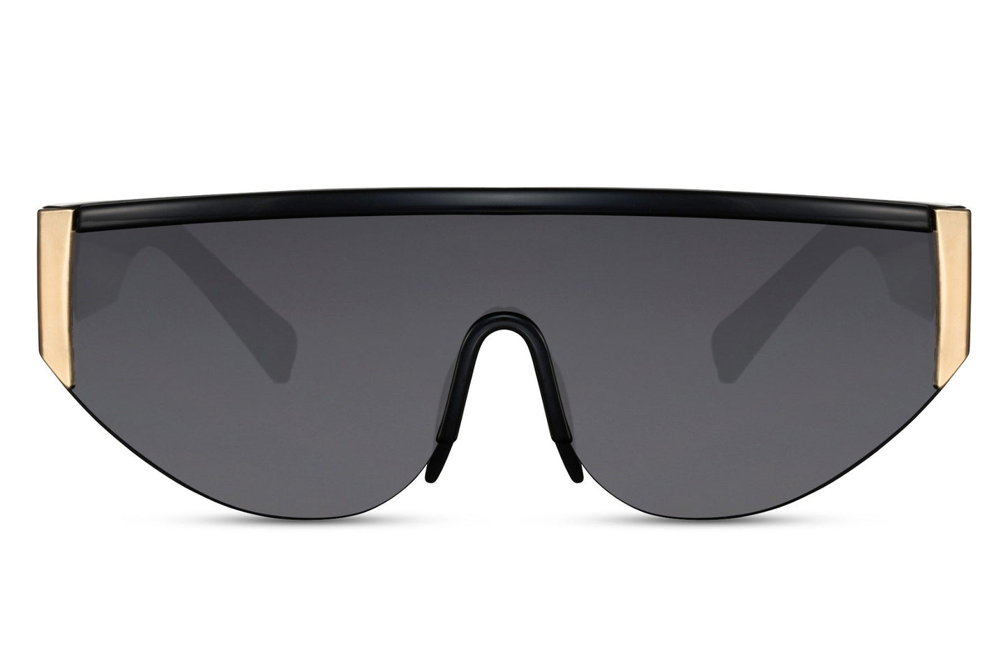 Black Visor Style Sunglasses