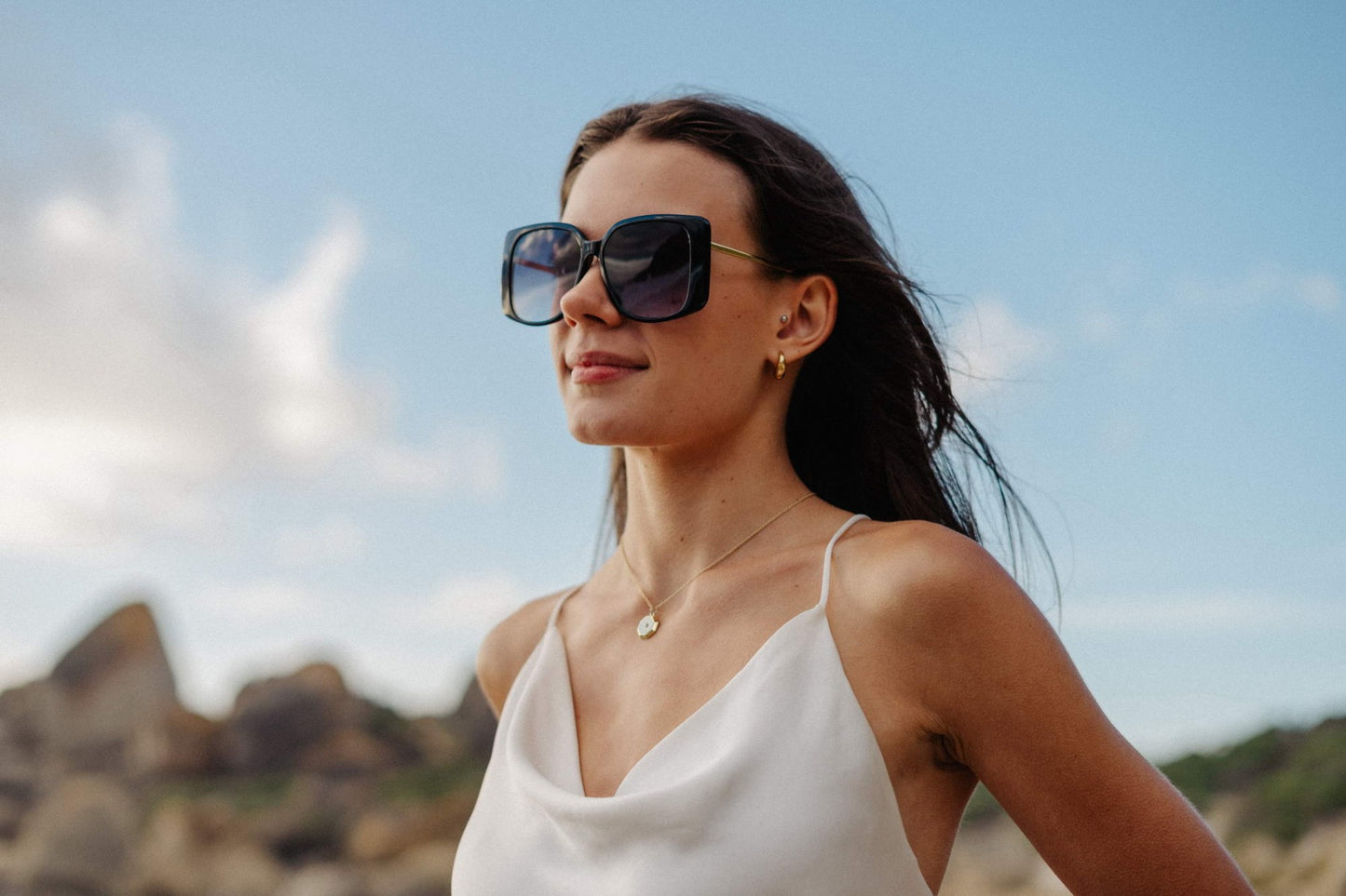 Black Oversized Sunglasses