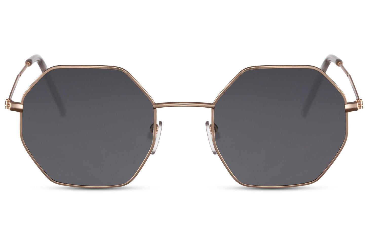 Black Geometric Frame Sunglasses