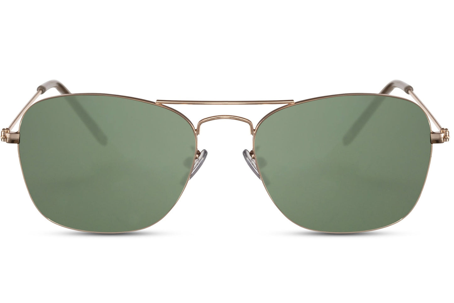 Gafas de sol de aviador verdes