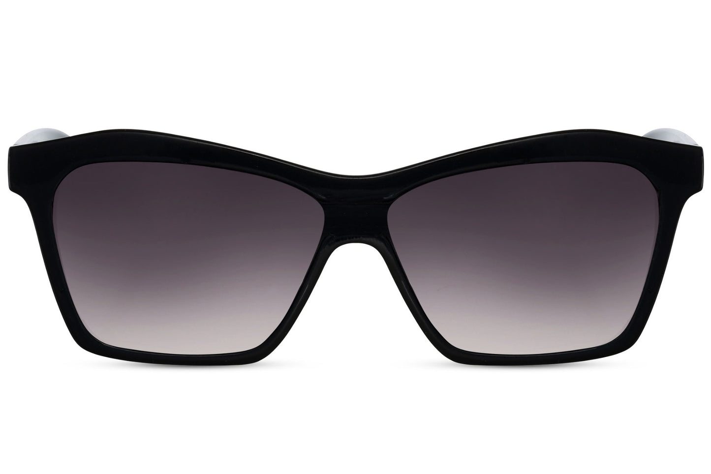 Black Geometric Frame Sunglasses