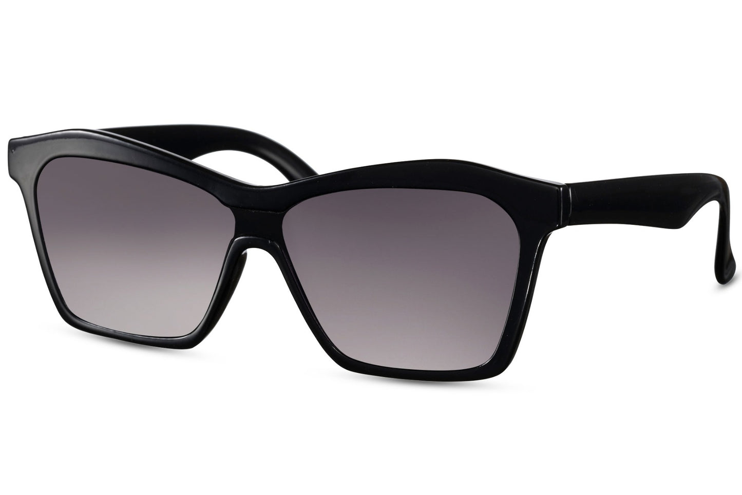 Black Geometric Frame Sunglasses