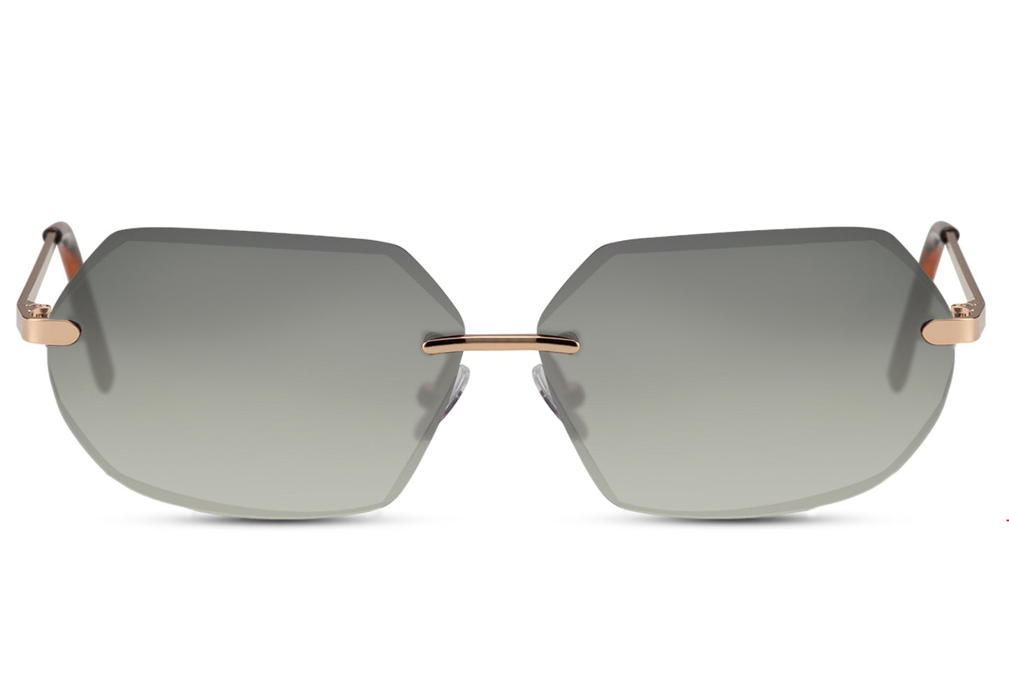 Rimless Rectangle Sunglasses
