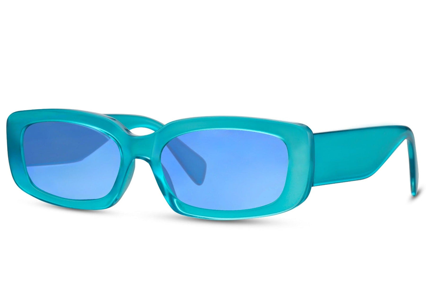 Ibiza Neon Rectangle Sunglasses