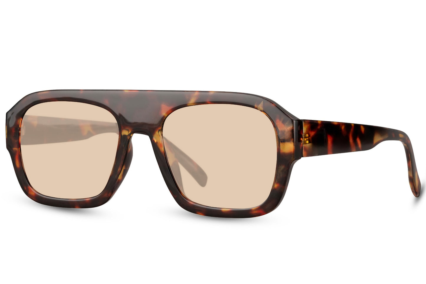 Gafas de sol cuadradas marrones