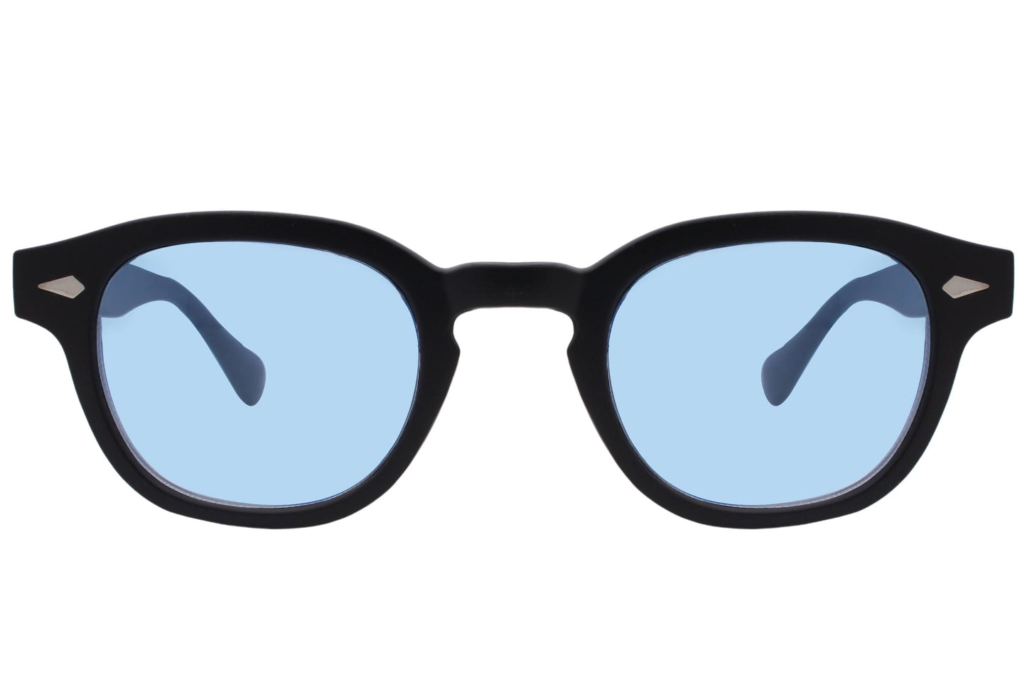 Eco-Conscious Black Round Sunglasses