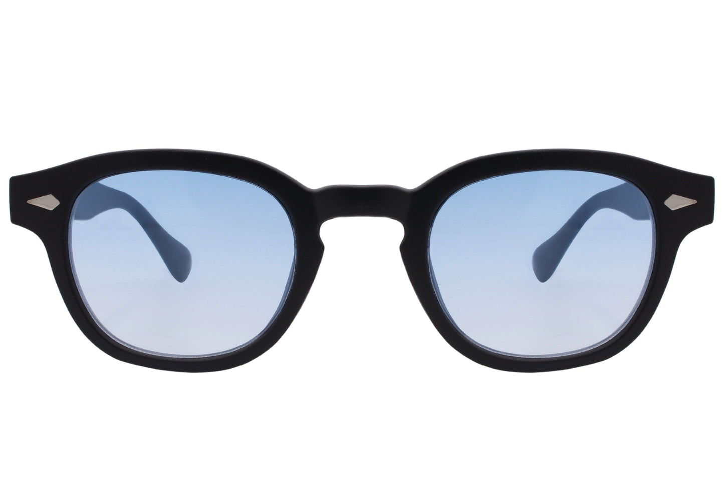 Eco-Conscious Black Round Sunglasses