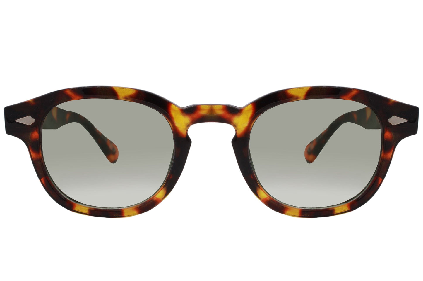 Eco-Conscious Black Round Sunglasses