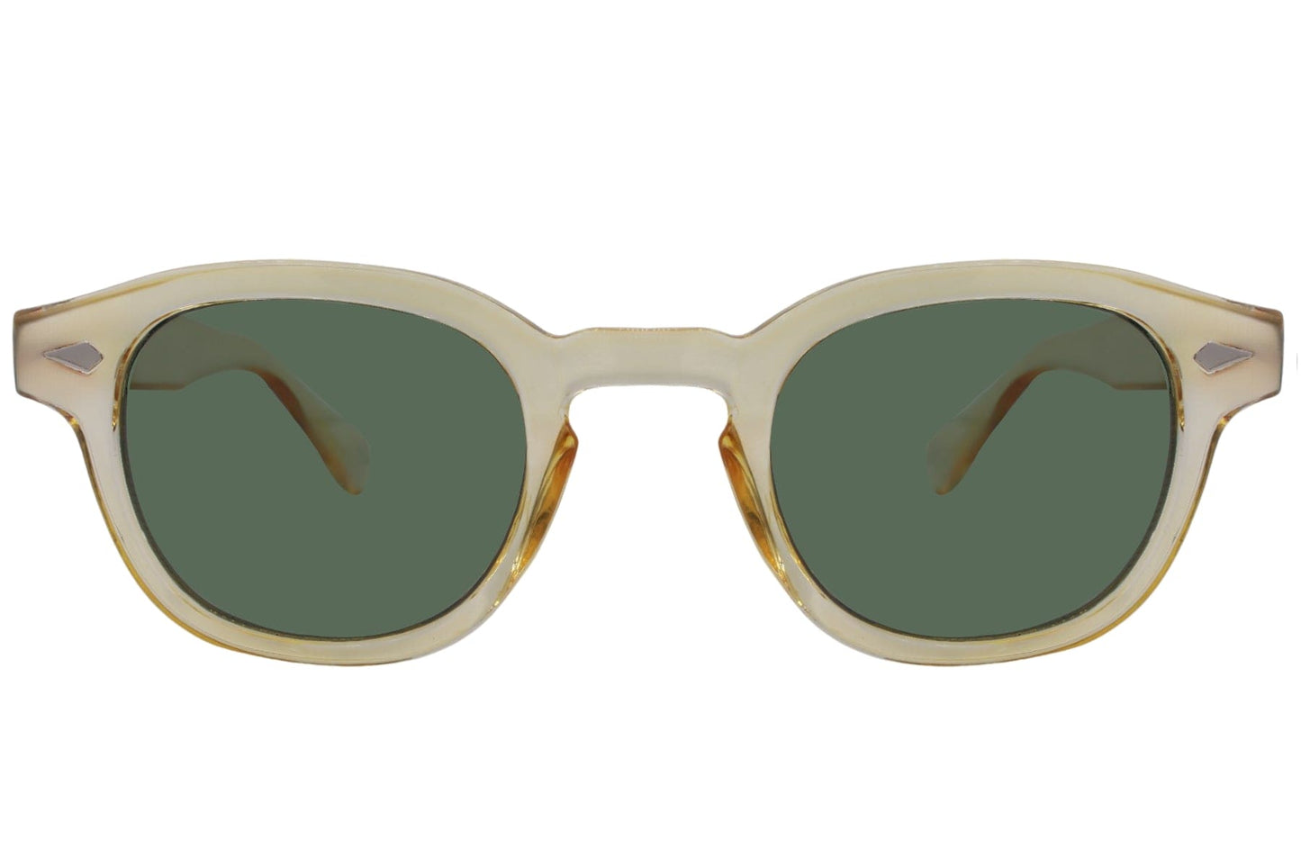 Eco-Conscious Black Round Sunglasses