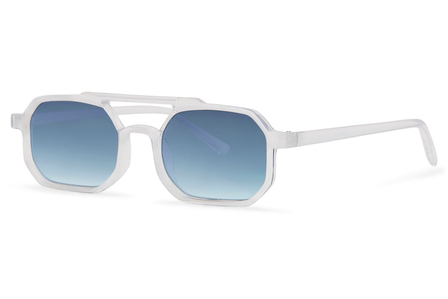Sleek Rectangle Aviator Sunglasses