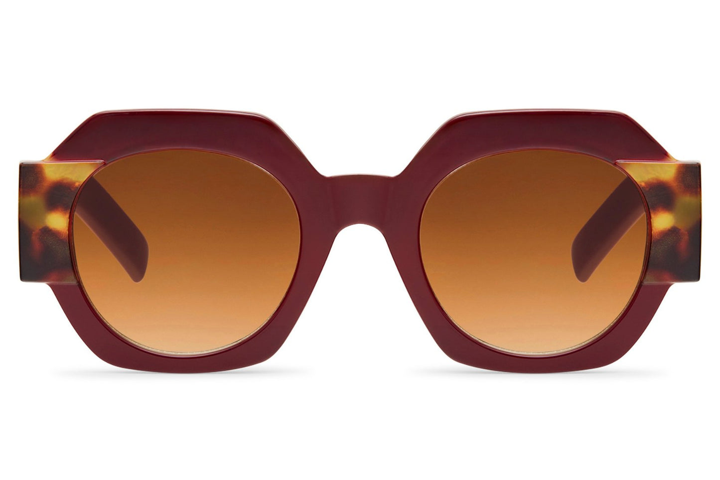 Bold Frame Geometric Sunglasses