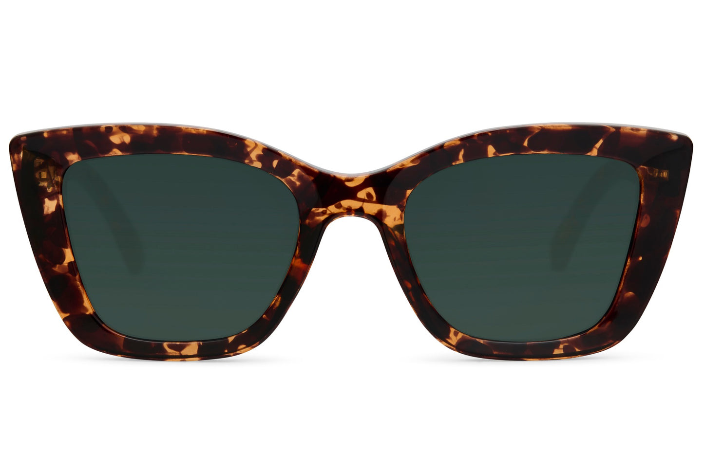 Leopard Print Cat-Eye Damen Sonnenbrille