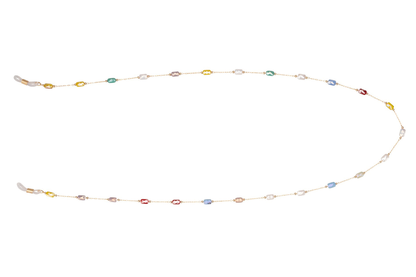 Elevate your eyewear game with this stunning golden beaded sunglass chain, the perfect blend of elegance and functionality. Whether you’re accessorizing for a casual day out or a glamorous event, this chic fashion accessory adds a touch of sophistication to your look while keeping your sunglasses or glasses secure.