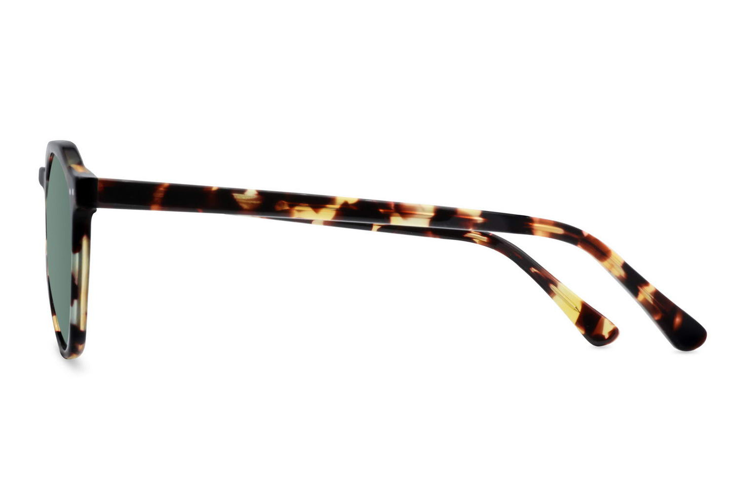 Embrace a unique and trendy look with our Green Animal Print Round Sunglasses, designed to make a statement. Featuring a striking black animal print frame and vibrant green polarized lenses, these sunglasses not only offer protection but also elevate your style. Crafted from durable acetate, these sunglasses provide lightweight comfort while ensuring 100% UV protection for your eyes.