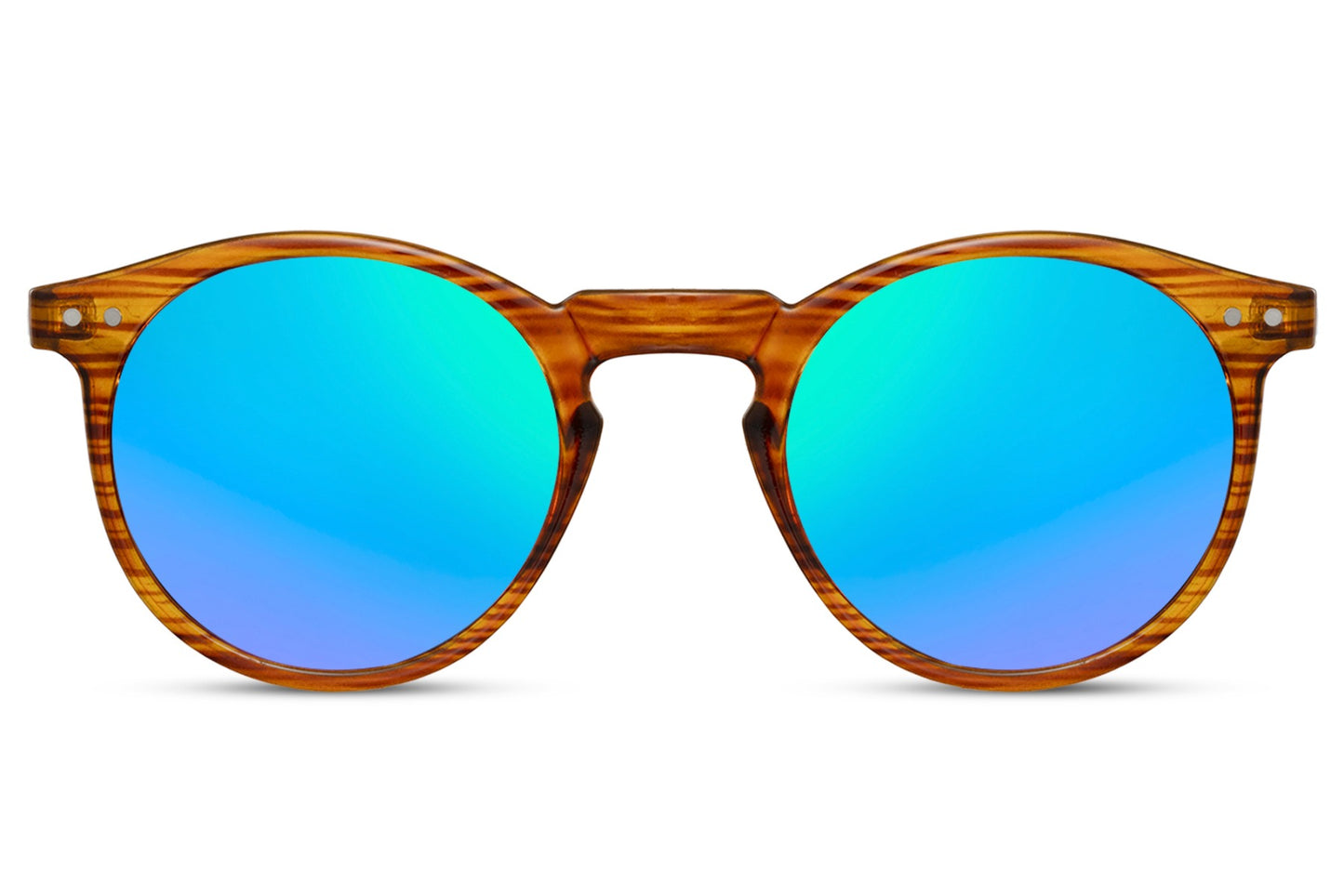 Round Mirrored Sunglasses - Eco Friendly
