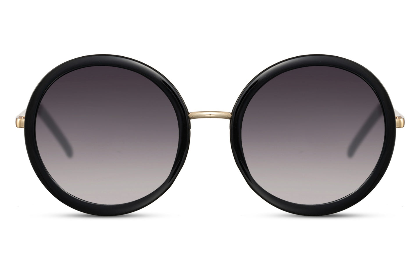 Brown Leopard Print Frame Round Sunglasses