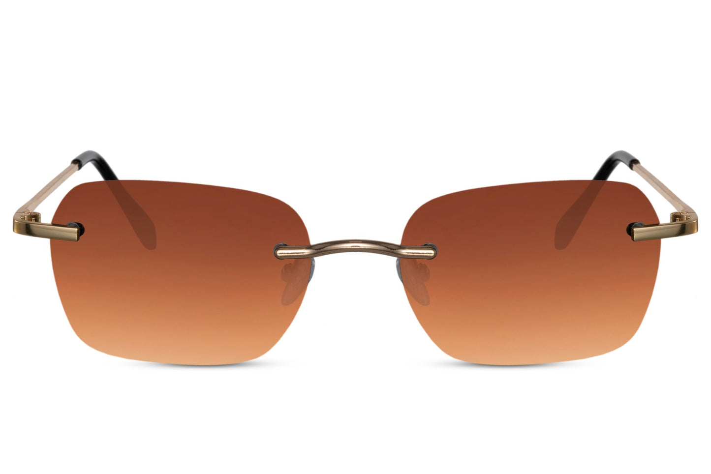 Rimless Rectangle Sunglasses