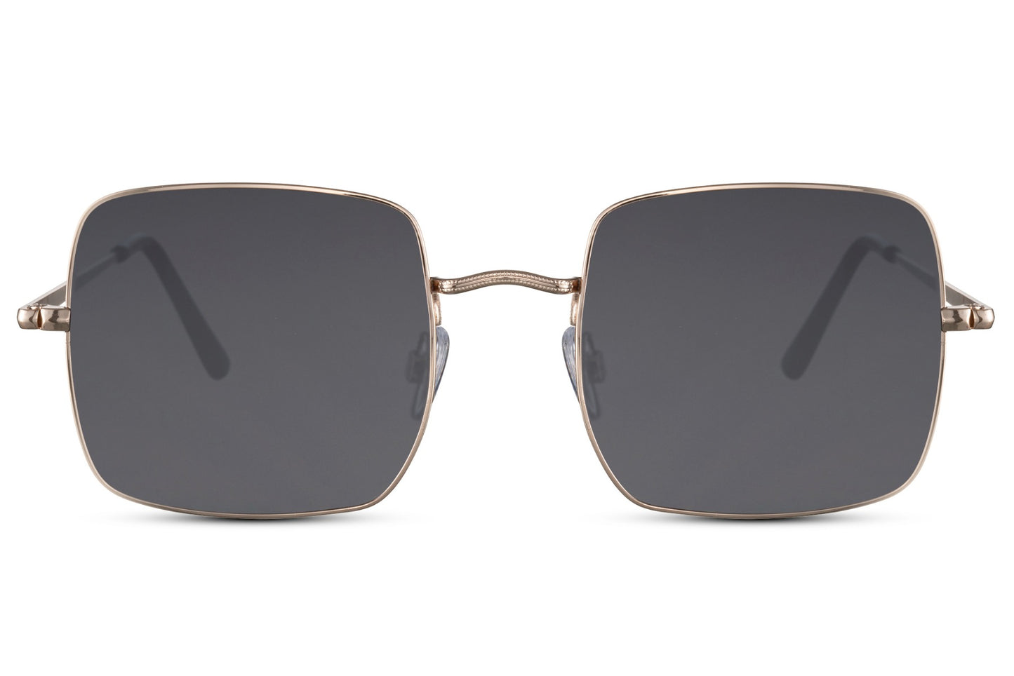 Eco-Friendly Black Square Oversized Sunglasses: Bold and Sustainable