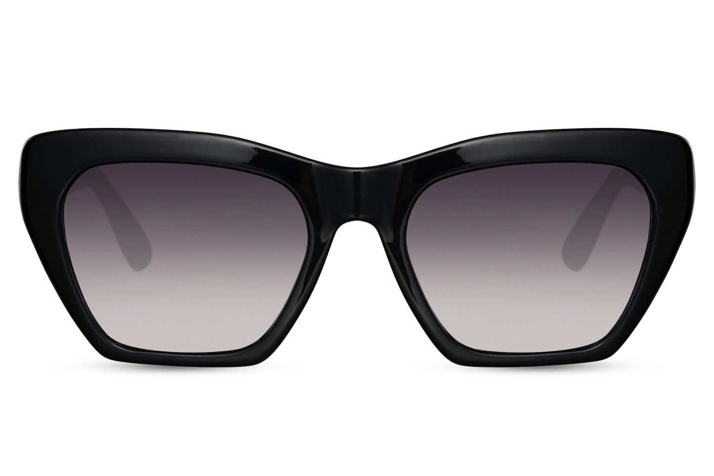 Eco Black Cat-eye Sunglasses Women