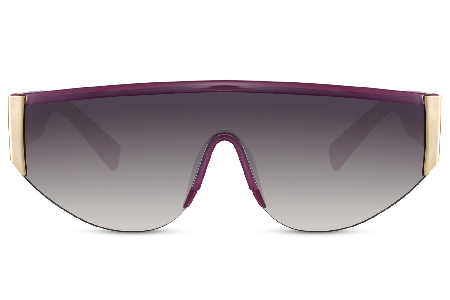 Black Visor Style Sunglasses