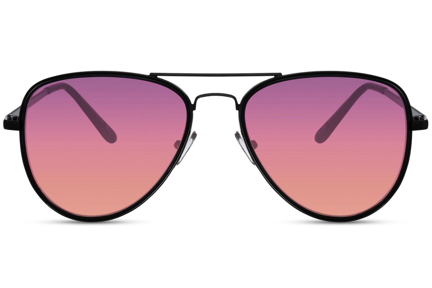 Black Aviator Sunglasses