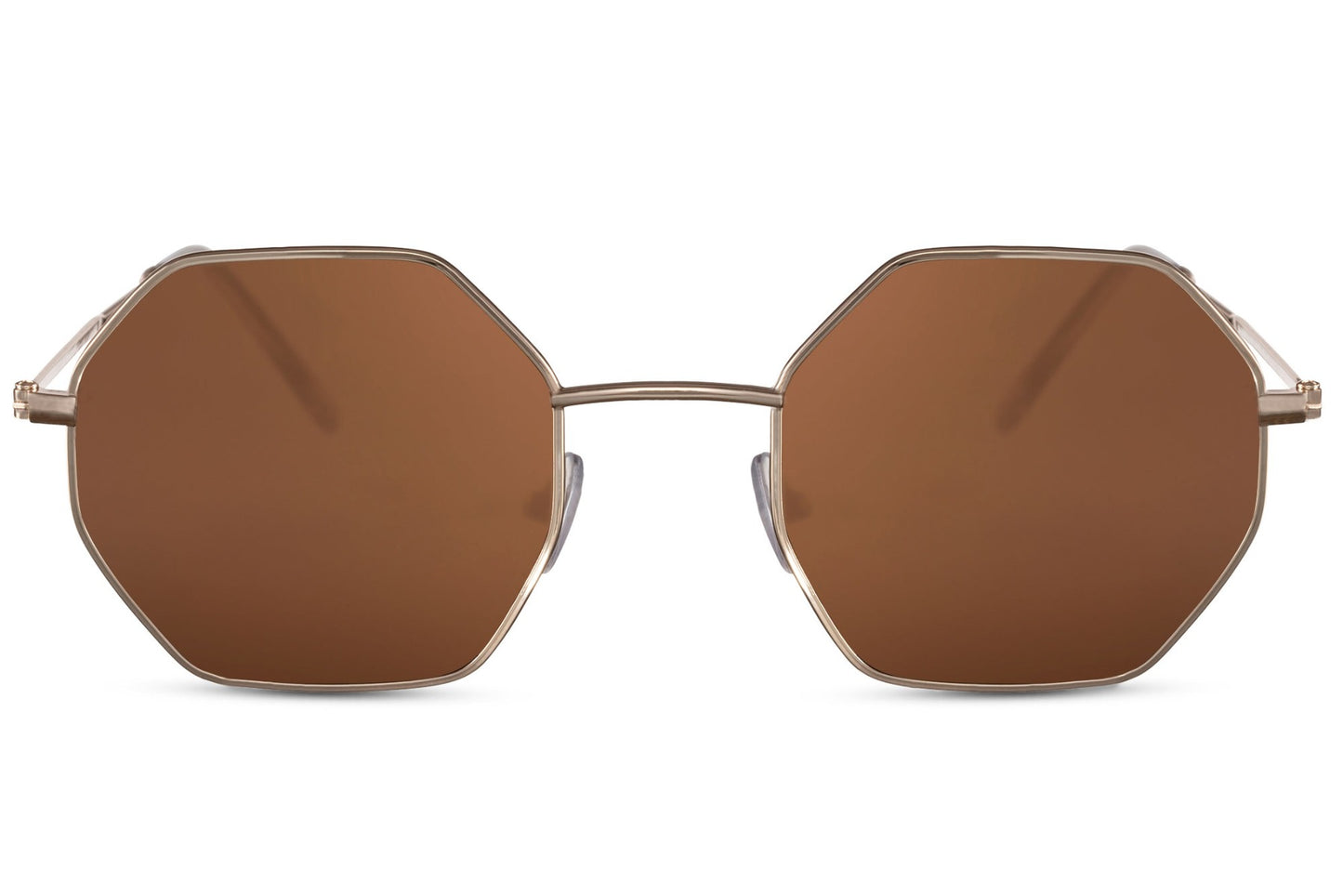 Black Geometric Frame Sunglasses