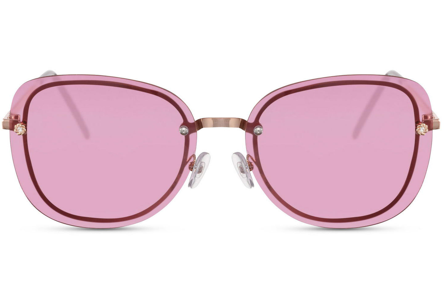 Rimless Oversized Sunglasses