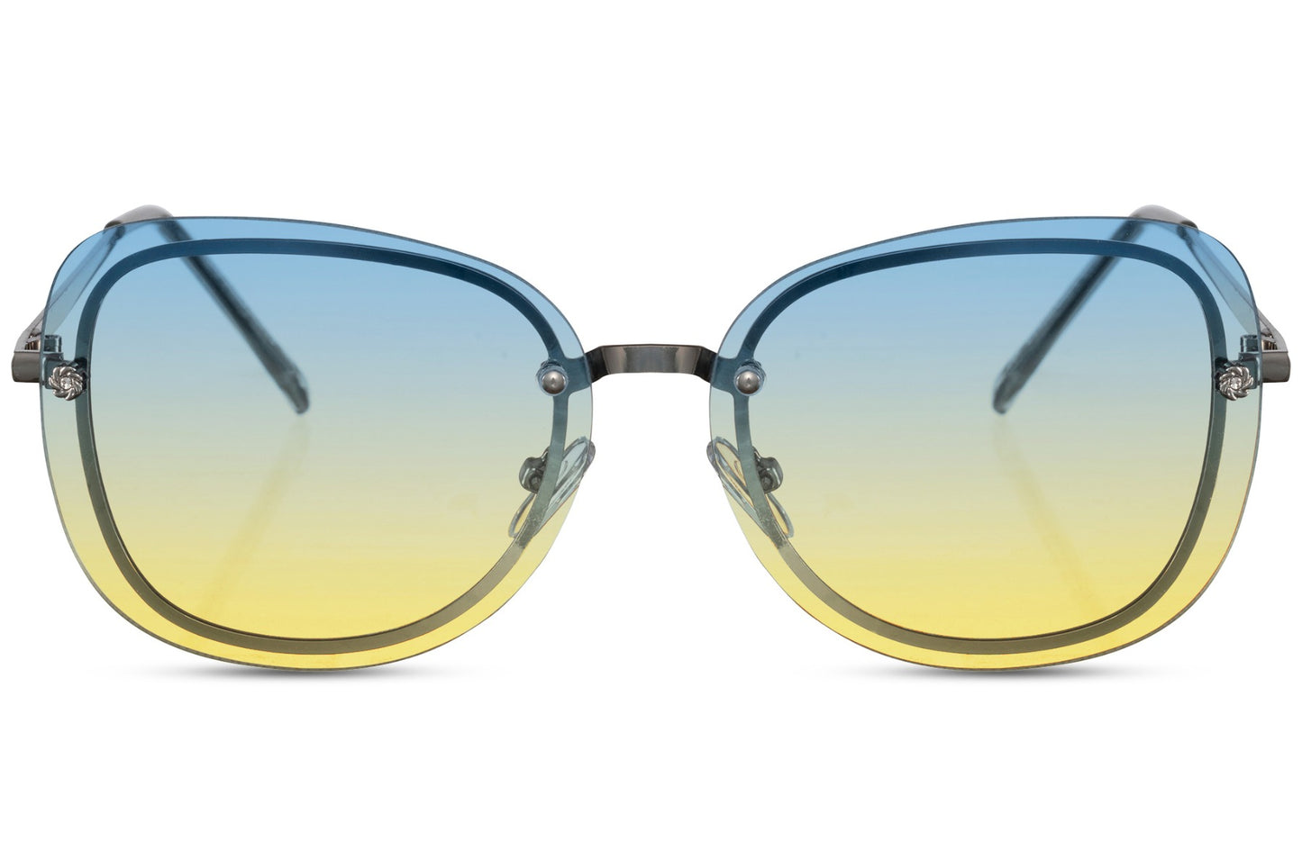 Rimless Oversized Sunglasses