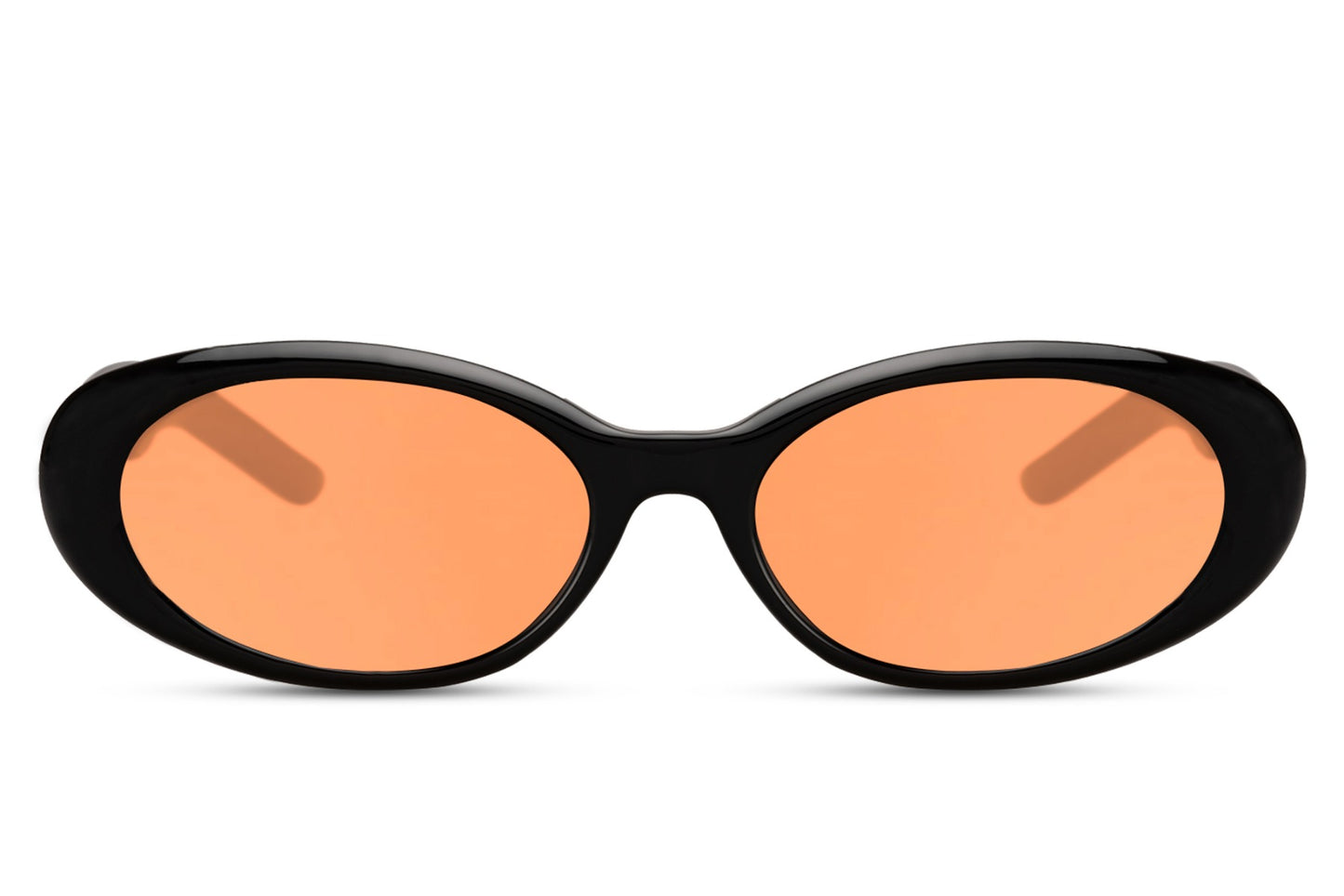 Black Frame Round Sunglasses