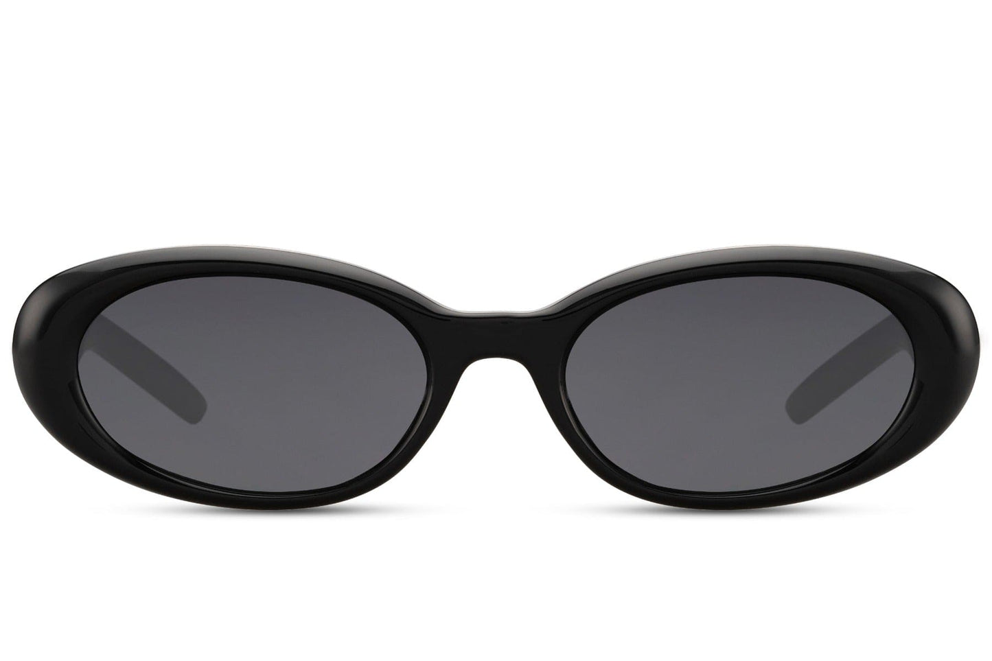 Black Frame Round Sunglasses