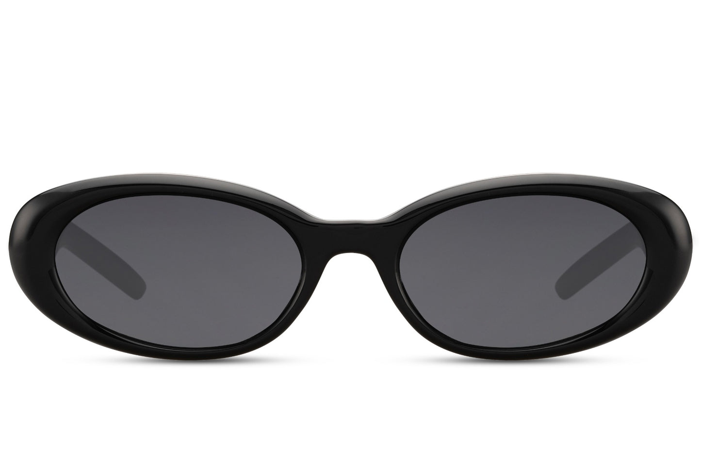 Black Frame Round Sunglasses
