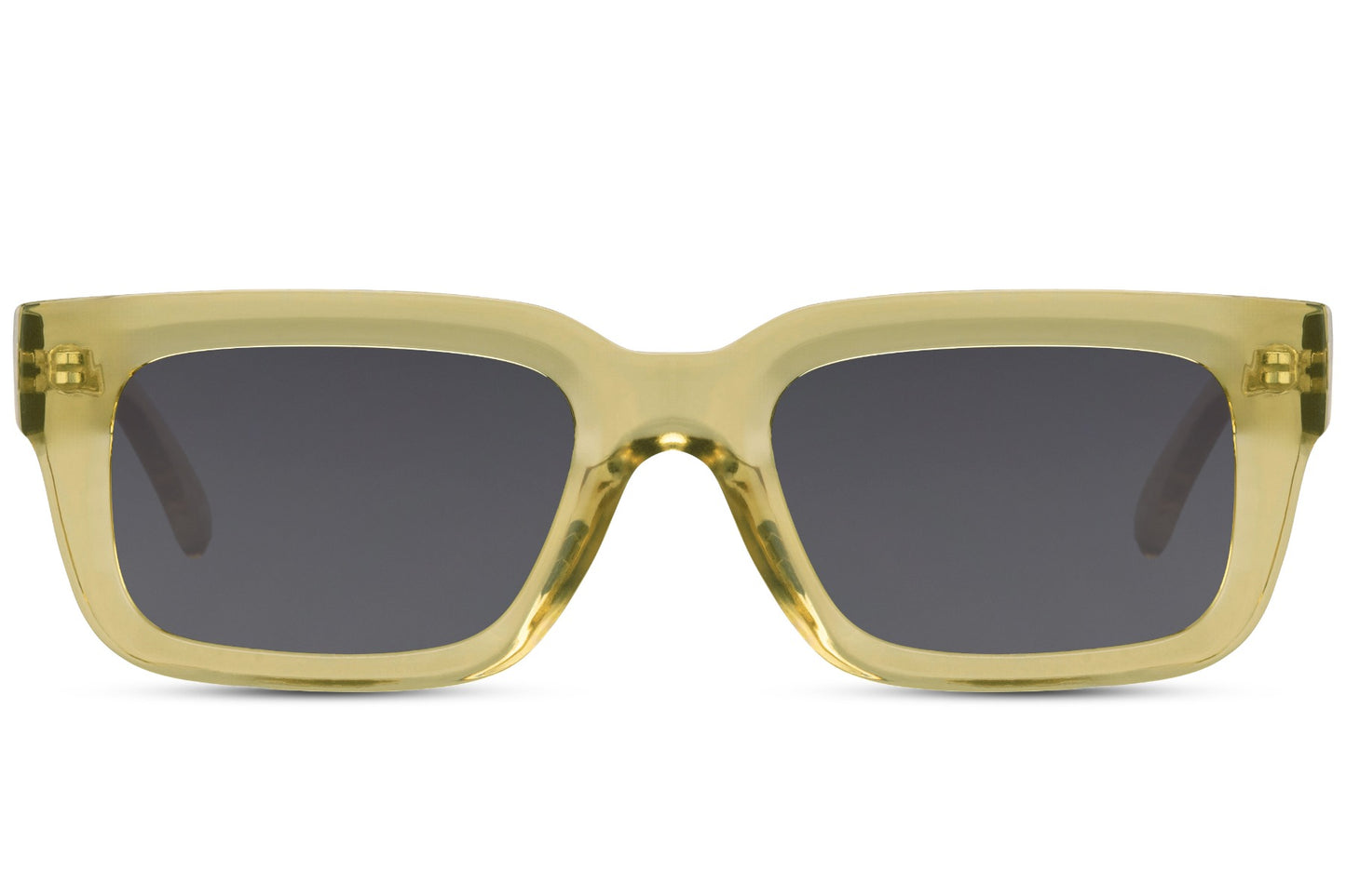 Eco Brown Leopard Print Frames Rectangle Sunglasses