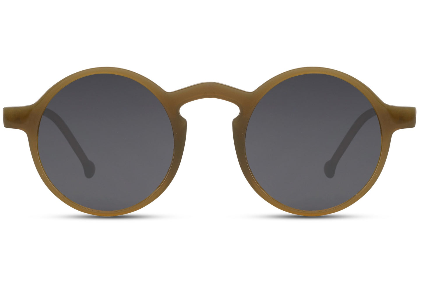 Brown Tortoiseshell Round Sunglasses