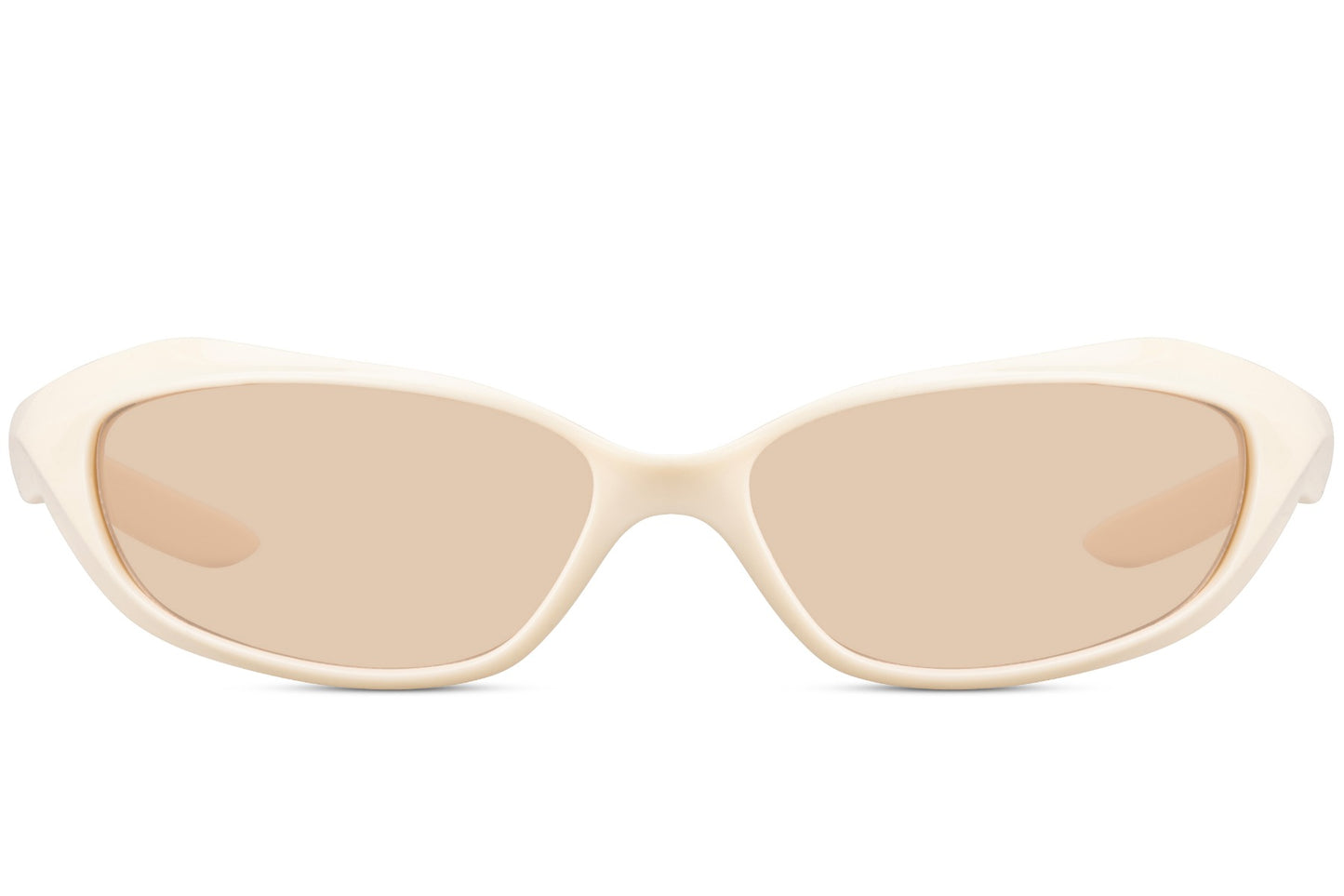 Brown Frame Visor Style Sunglasses